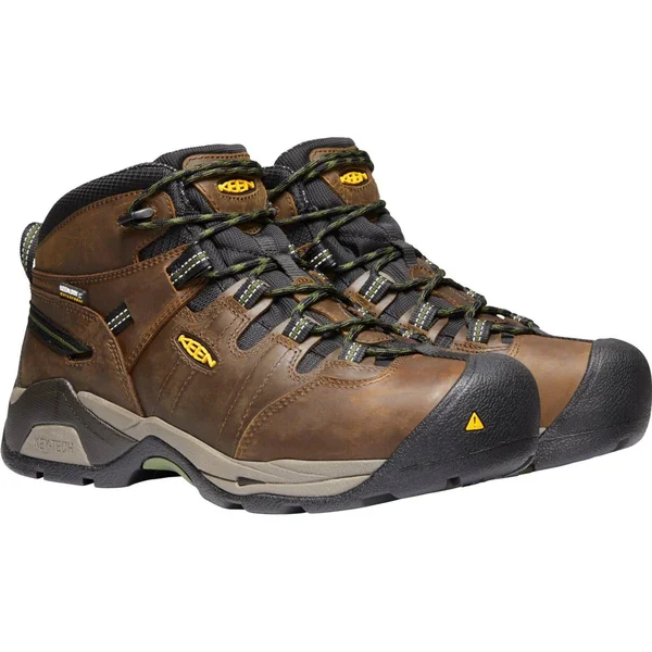 Keen Men's Detroit XT Waterproof Steel Toe Work Boots - Brown