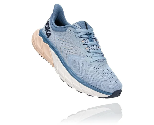 Hoka Women's Arahi 5 Blue Fog, Provincial Blue, 12, W