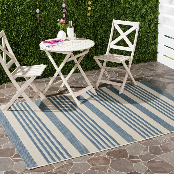 Safavieh Area Rug, Courtyard, Grey, Bone, 2& 0x22 x 3& 7x22