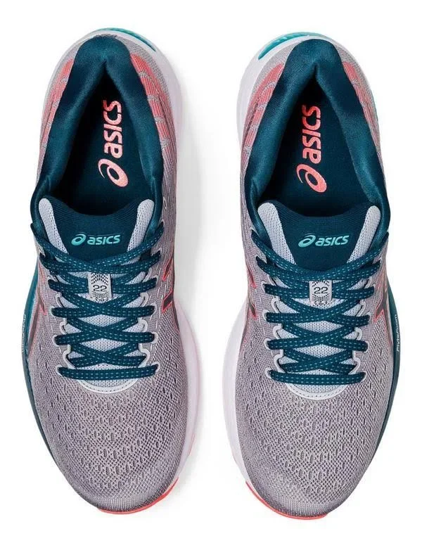 Asics GEL-Cumulus 22 Grey/Blue Men's Running Shoes, Size: 7.5