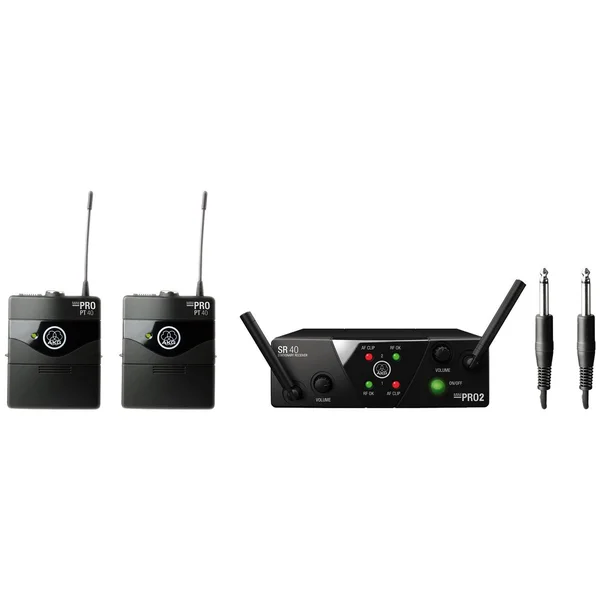 AKG WMS40 Mini Dual Instrumental Set Wireless Microphone System