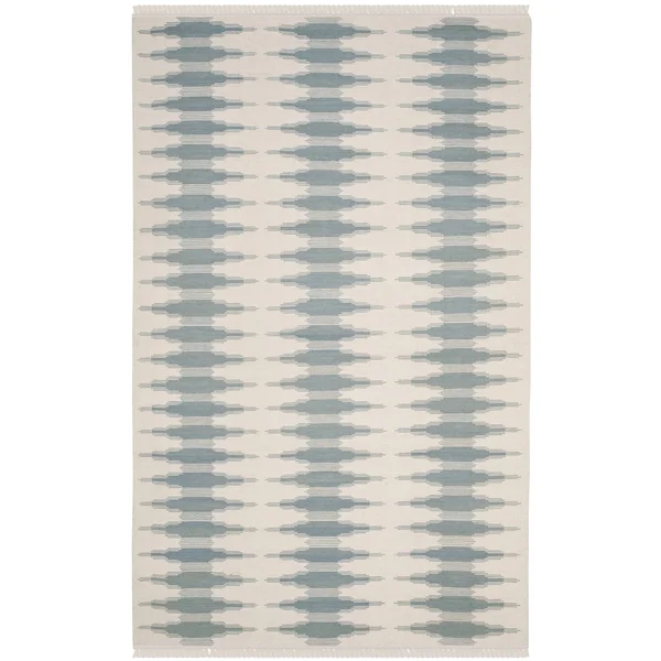 Safavieh Kilim NVK179A Ivory - Blue 6& x 9& Area Rug