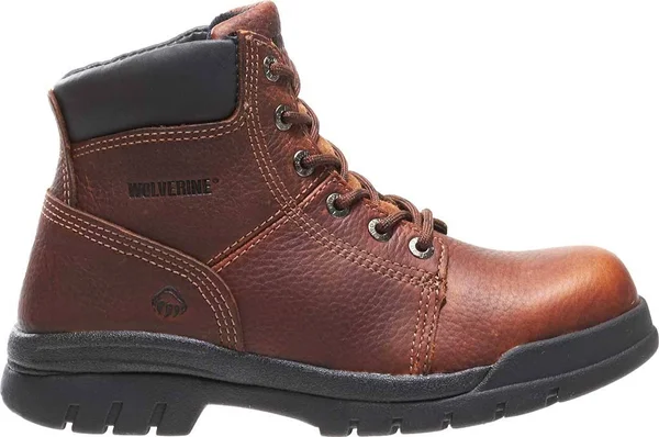 Wolverine Men's Marquette W04713 Steel Toe Work Boot, Brown, 6.5 M US