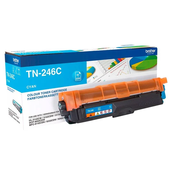 Brother TN-246C Toner Cartridges - Cyan