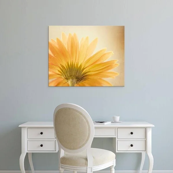 Easy Art Prints Carolyn Cochrane's 'Butterscotch' Premium Canvas Art - 16 x 20 - Classic Black Frame