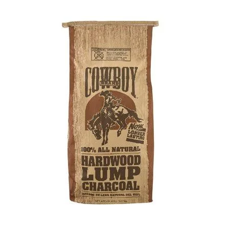 Natural Hardwood Lump Charcoal for Grilling & Smoking, 20 Pound Bag