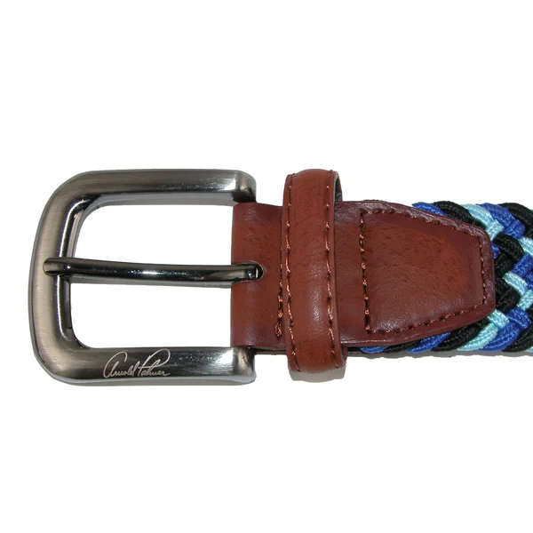 Arnold Palmer Men's Tubular Elastic Braided Belt Black