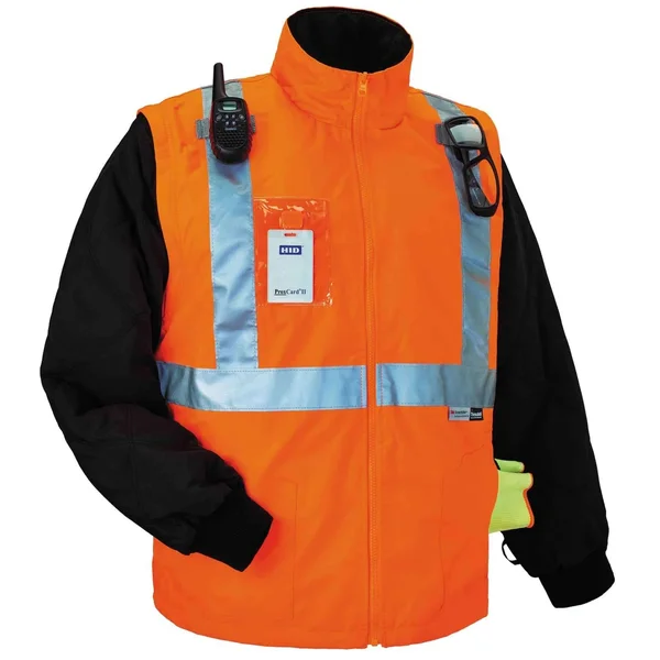 Ergodyne GloWear 8287 Type R Class 2 Convertible Thermal Jacket - Orange 3XL