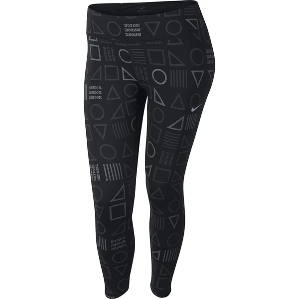 Nike Epic Lux Flash Tights - Black/Reflective Silver - Size Xs
