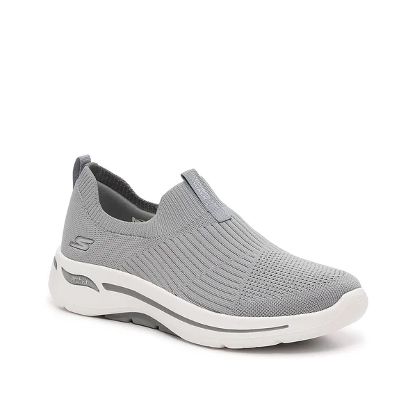 Women's Skechers GOwalk Arch Fit Iconic Slip-On - Size: 6, Gray