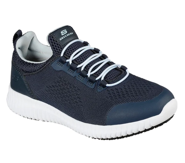 Skechers Women's Work Relaxed Fit Cessnock Carrboro SR Sneaker - Navy