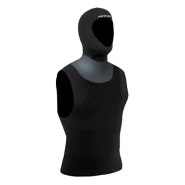 Pinnacle Merino 5mm Men's Hooded Vest (Black, Small)