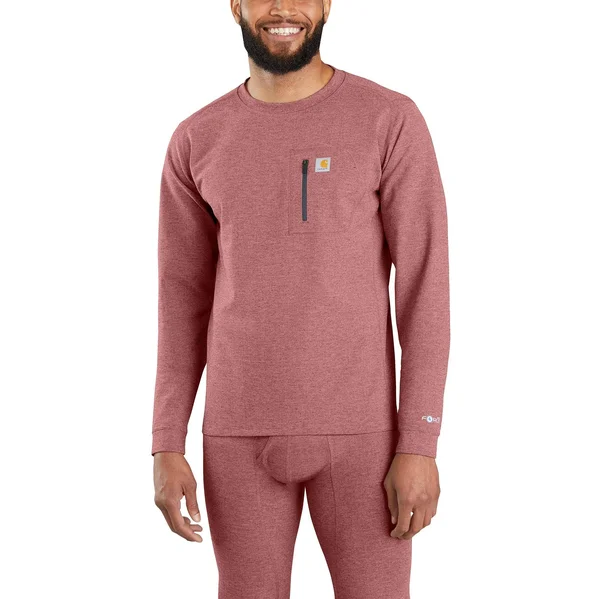 Carhartt Base Force Heavyweight Crew, Brick Red, 3XL Tall