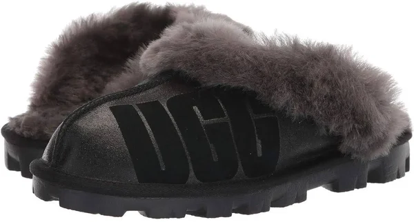 Ugg - Women's Coquette Sparkle Slippers - Black - US 6