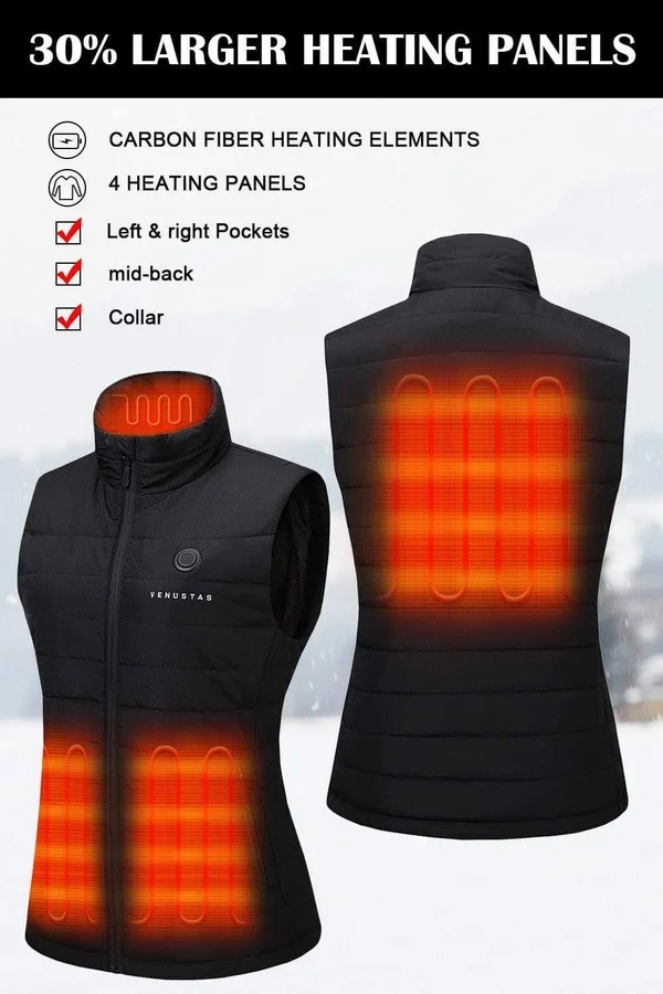 Women's Heated Vest 7.4V XL, Beige