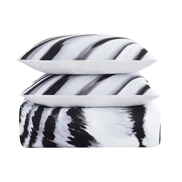 Vince Camuto Muse 3 Piece Comforter Set - Full/Queen - Black