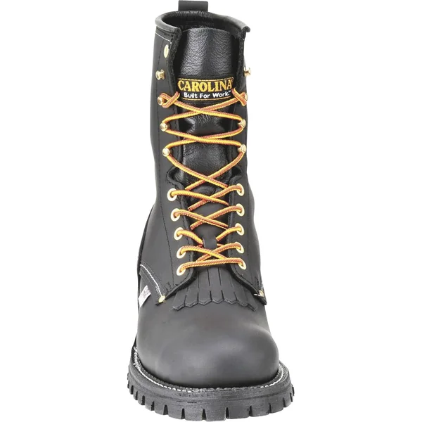 Carolina Men's 9x22 Domestic Logger Boot - 922 7.5, D, Black