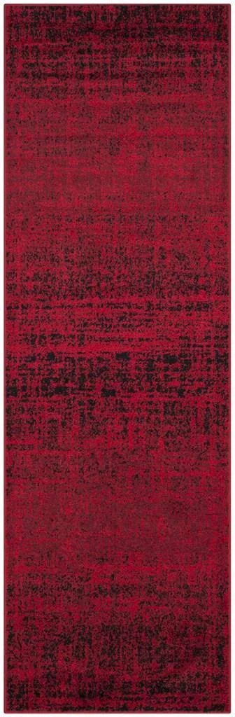 Safavieh 2&-6x22 x 16& Adirondack ADR116F Red, Black Rug