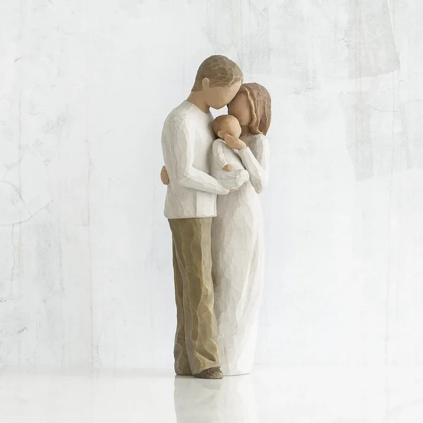 Willow Tree Hand-Painted Sculpted Figure - Our Gift Neutral Tones