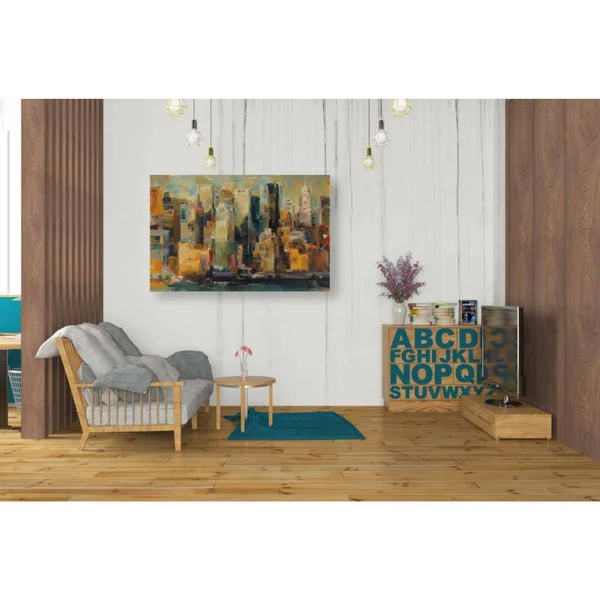 Epic Graffiti &New York New York& by Marilyn Hageman - Canvas Wall Art, 60x22x40x22