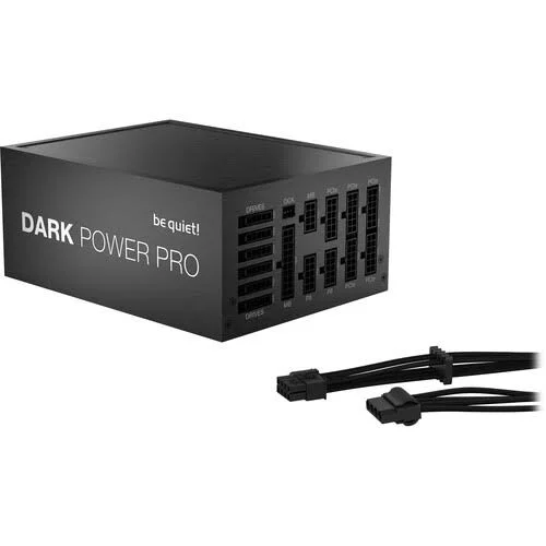 Be quiet! Dark Power Pro 12 1200W - BN646, 80 Plus Titanium Efficiency, Power Supply, ATX, Fully Digital, Modular, Virtually Inau