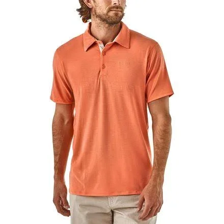Patagonia Cactusflats Polo Shirt - Men's Peach sherbet - XL