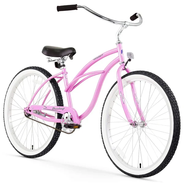 Firmstrong 24 inch Urban Lady Single Speed - Women's Beach Cruiser Bike Pink