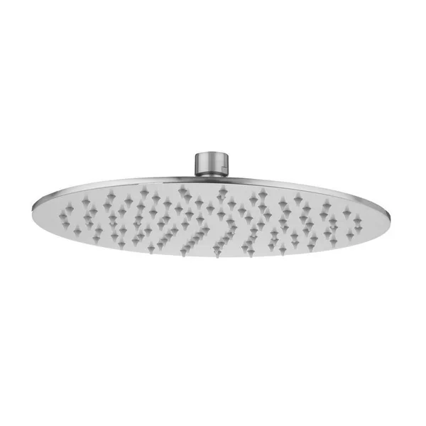 Jaclo Uptown Contempo 10x22 Wall/Ceiling Mount Single-Function Round Rain Machine Showerhead in Black Nickel, Flow Rate: 1.5 GMP