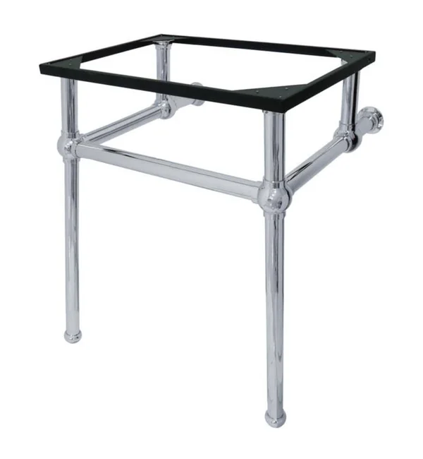 Kingston Brass VBH242030PN Templeton 24x22 x 20-3/8x22 x 30x22 Brass Console Sink Legs - Polished Nickel