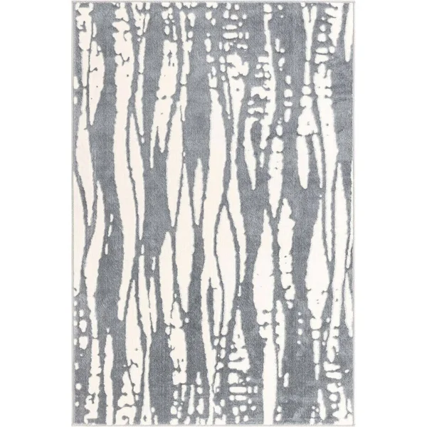 Vince Camuto Roma Modern Abstract Area Rug - Teal - 2& 0 x 8& 8 Runner