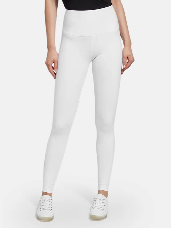 Lysse Leggings 2280 Flattering Cotton Legging, White
