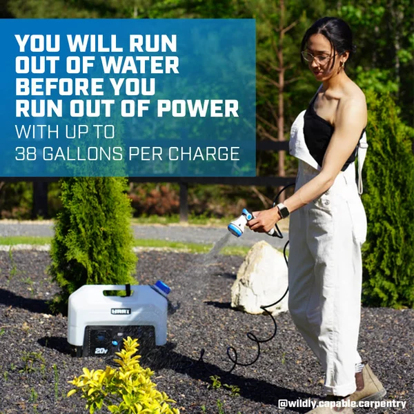 Hart 20-Volt Rinser Kit - (1) 20-Volt 2Ah Lithium-Ion Battery