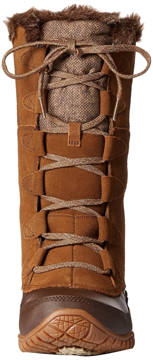The North Face Women's Nuptse Purna Boot Brown/Grey 10