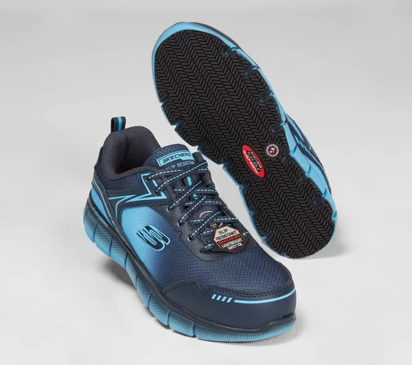 Skechers Work Telfin Arterios Alloy Toe - Women's Navy Blue