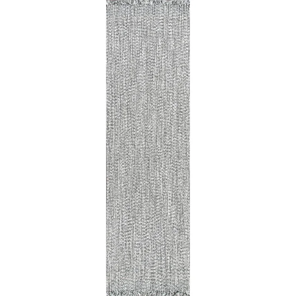 2&6x22x12& Runner Indoor and Outdoor Braided Area Rug Multicolored - nuLOOM