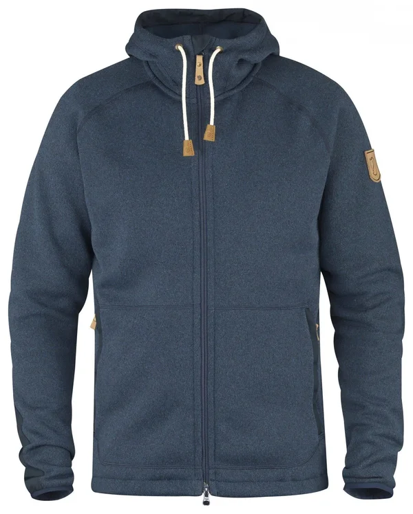 Fjallraven Ovik Fleece Hoodie - Men's Navy Medium F82252-560-M