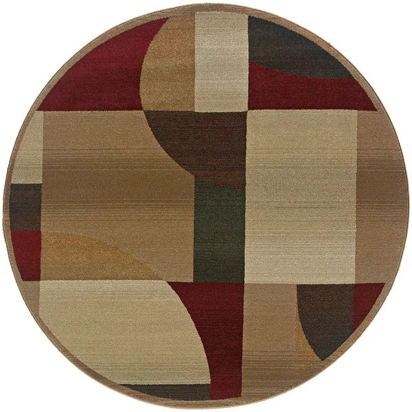 Oriental Weavers Genesis 5560D Tan/ Brown Area Rug 2& 0x22 x 3& 0x22