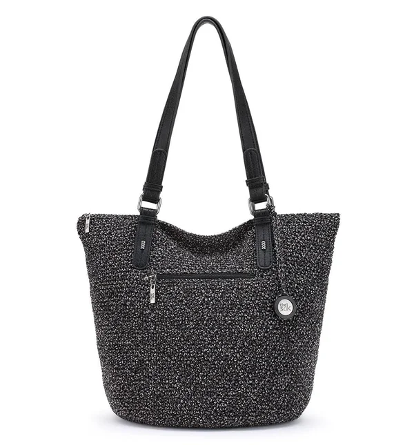 The Sak Silverwood Crochet Shopper Bag, Denim Static