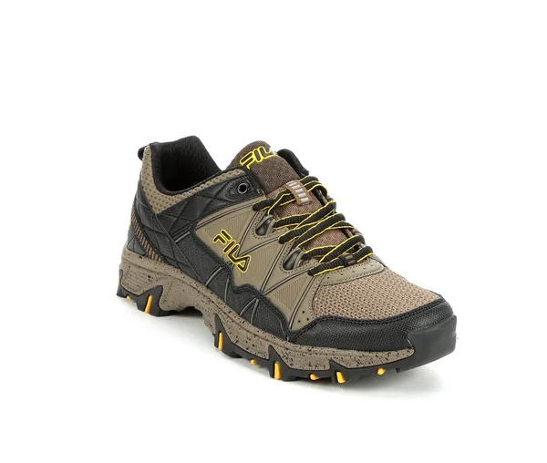 Men's Fila at Peake 21 Trail Running Shoes in Brown Size 8.5 Medium
