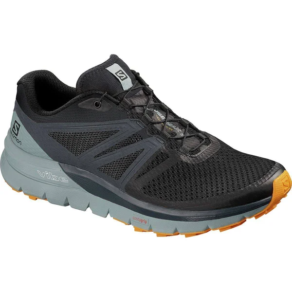 Salomon Men's Sense Max 2 10 - Black/Lead/Flame Orange