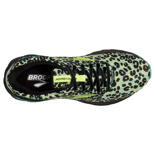Brooks Women's Adrenaline GTS 21 Ocean/Black/Nightlife, 6, B