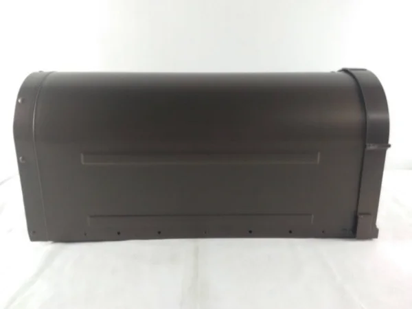 Gibraltar Mailboxes Garrison Large - Steel, Post Mount Mailbox, Venetian Bronze