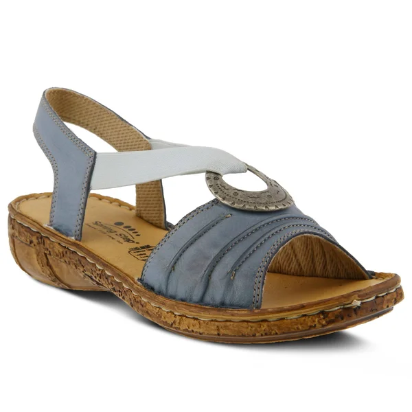 Spring Step Karmel Sandals Denim - Women's, Size: 42 Medium, Blue