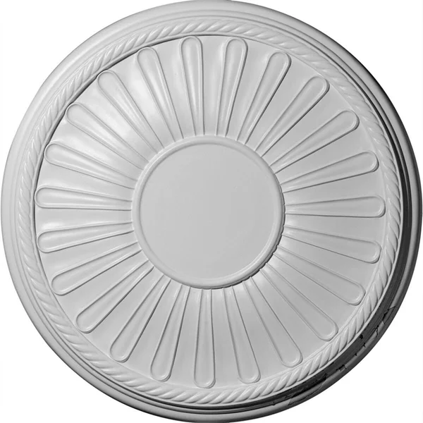19 7/8 inchod x 1 1/4 inchp Leandros Ceiling Medallion (Fits Canopies Up to 6 3/8 inch), Hand-Painted Painted Turtle Crackle