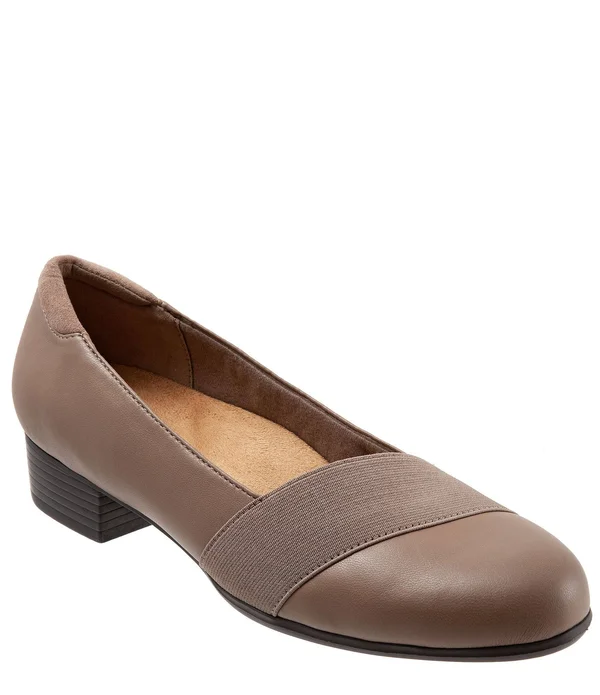 Trotters Women's Melinda Slip-On - Size: 9.5, Taupe Synthetic