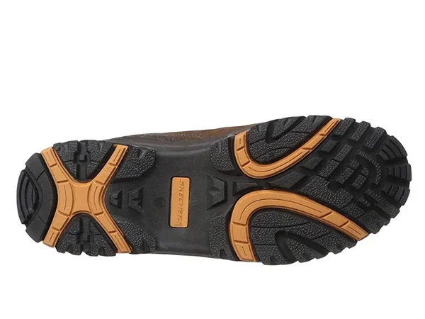 Skechers Men's Relaxed Fit Relment Traven Hiking Boot, Brown