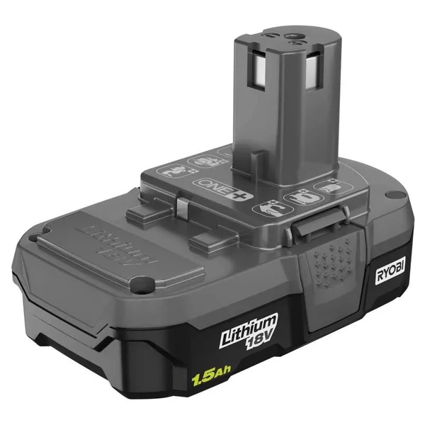 Ryobi P235AK 18-Volt One+ Lithium-Ion Cordless 1/4 in. Impact Driver Kit with (2) 1.5 Ah Batteries - Charger, and Bag