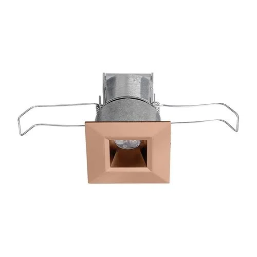 Juno MD1LG2 Sq 03LM 35K 80CRI fl BZ Recessed Lighting 2-1/4x22 Mini LED Square Downlight 3500K Flood Beam Spread, Bronze Finish