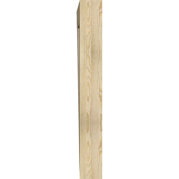 6x22W x 36x22D x 48x22H Thorton Traditional Rough Sawn BRACKET - Douglas Fir