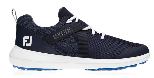 FootJoy Men's Flex Spikeless Golf Shoes Size 8, Navy